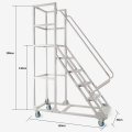 Mobile Platform Ladder Warehouse Sixbing Ladder