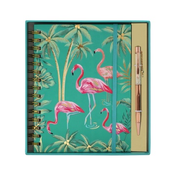 Custom Office Flamingo Stationery Gift Set