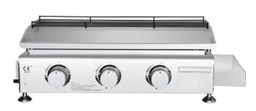 3 Burner Table Top Gas Griddle