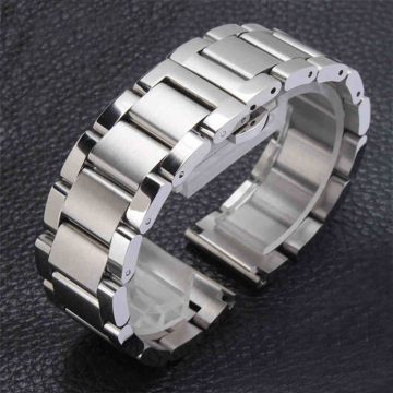 Custom Logo Stainless Steel Watch Band Strap Bracelet