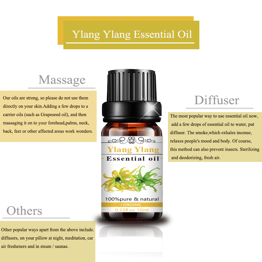 Storage Ylang Ylang Essential Huile en gros avec emballage