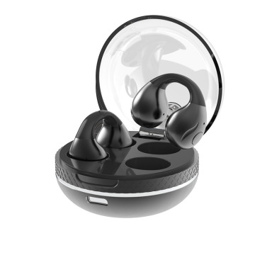Ear Clip TWS Earbuds with Mental Aluminum Base