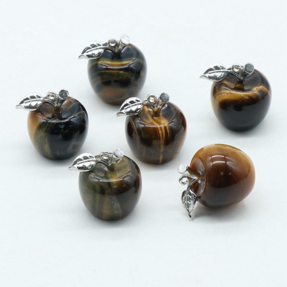 Ручная подвесное ожерелье для яблока Tiger Eye Apple