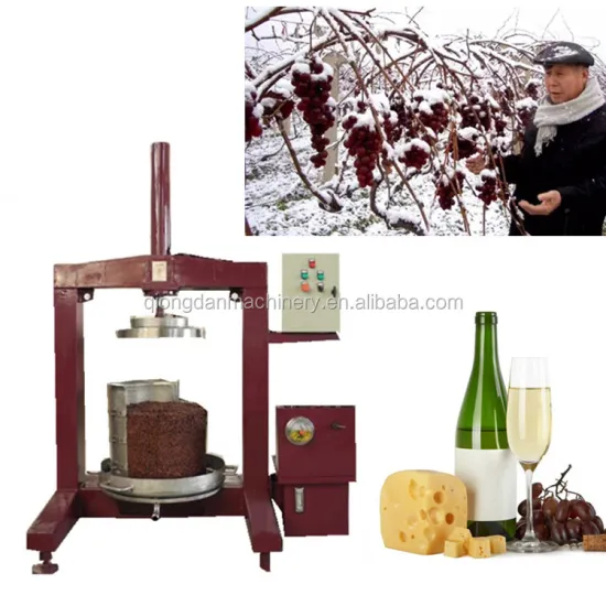 High Quality Hydraulic Grape Press Machine 800mm Diameter for Red Wine Production