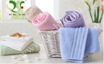 High quality striped satin 100% cotton hand towel