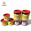 Latas de lata para fermento em pó de qualidade alimentar e latas de metal em pó de cacau com vedação hermética