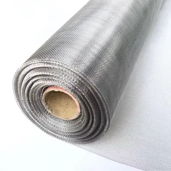 Custom Size Stainless Steel Plain Woven Mesh 100 200 400 Mesh