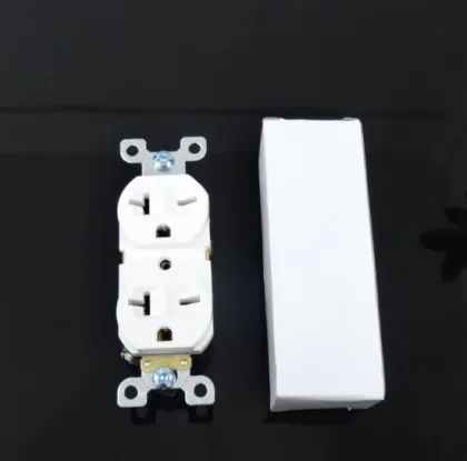 Leviton White Straight Blade US UL Duplex Receptacle Nema 6-20R