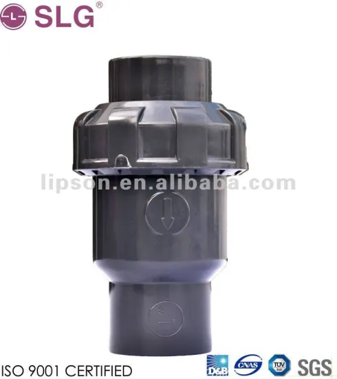 PVC Plastic Valves Single Union Ball Check Valve Manufacturer