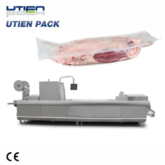Flexible Thermoforming Packing Machine for Vacuum Food, Meat, Poultry, and Chicken