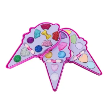 Hot Sale Ice Cream Shape Makeup Toy Set for Girls' Pretend Play