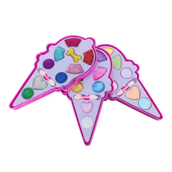 Hot Sale Ice Cream Shape Makeup Toy Set for Girls' Pretend Play