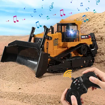  Huina 1:16/24 Scale RC Bulldozer Truck: Your Ultimate Guide to the Electric Tractor and Radio Controlled Engineering Vehicle