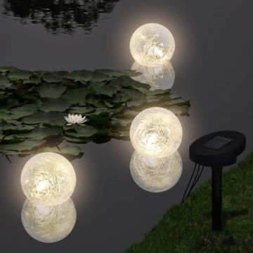 Solar-Powered Waterproof RGB LED Stone Lights for Gardens and Patios