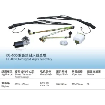 Opposed Wiper Assembly for Midibus
