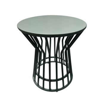Green Aluminum Side Table
