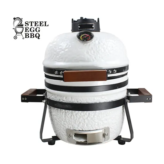 SEB KAMADO Ceramic 13 16 inch Kamado Grill Top Kamado Grill Outdoor Kitchen