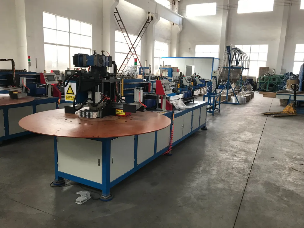 Refrigeration Serpentine Heat Exchanger Pipe Tube Make Coil Bend Production Line Machine