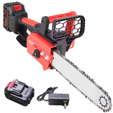 Customizable 12\" Battery-Powered Chainsaw for DIY and Industrial Use