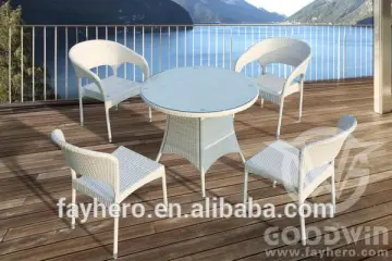 GW3158 outdoor furniture China rattan dining set