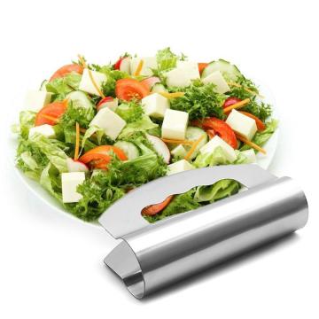 Double Blade Stainless Steel Herb Cutter Knife Chopper