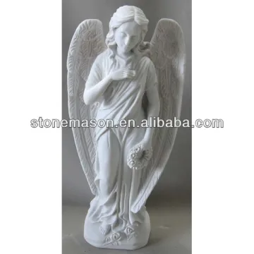 Wholesale lady angel marble statue