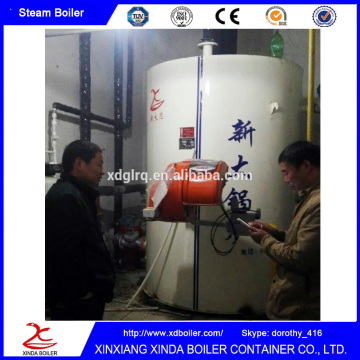 Small 7 Bar Pressure 300kg Heavy Oil Light Diesel Oil Fired Steam Boiler for Industry Production Line
