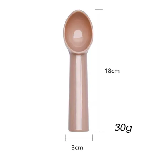 Hyri 2024: Food Grade PP Candy Color Non-Stick Fruit Watermelon Ball Spoon Dessert Spoon