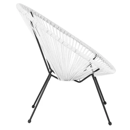 Black Garden String Moon Chair