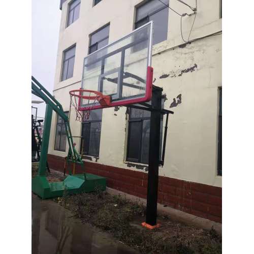 fixed height adjustable basketball hoop