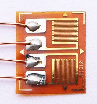BB biaxial metal foil shear strain gauges