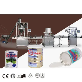 Dry Powder Bottle Coffee Filling Machine packaging line