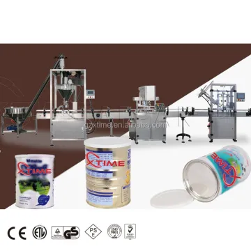Dry Powder Bottle Coffee Filling Machine packaging line