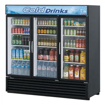 China Commercial Upright Glass Door Cooler Refrigerator