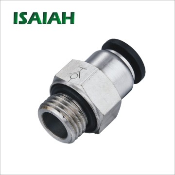 Hot Sale High Quality Pneumatic G-Thread Straight-Through Brass Stop Valve
