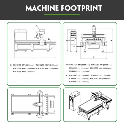 Jinan 1325 Woodworking CNC Router Machine with 3 Years Warranty