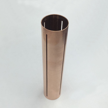 Usinagem de alta velocidade de tubos de cobre puro