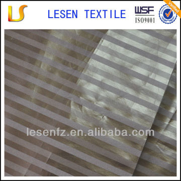 light polyester taffeta vertical stripe fabric