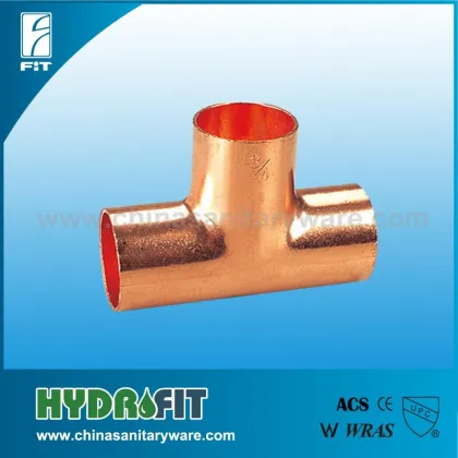 china pipe fitting manufacturer copper equal tee C x C x C