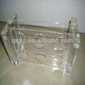 QCY-Z-J035 attractive and high quality acrylic wine bottle display rack