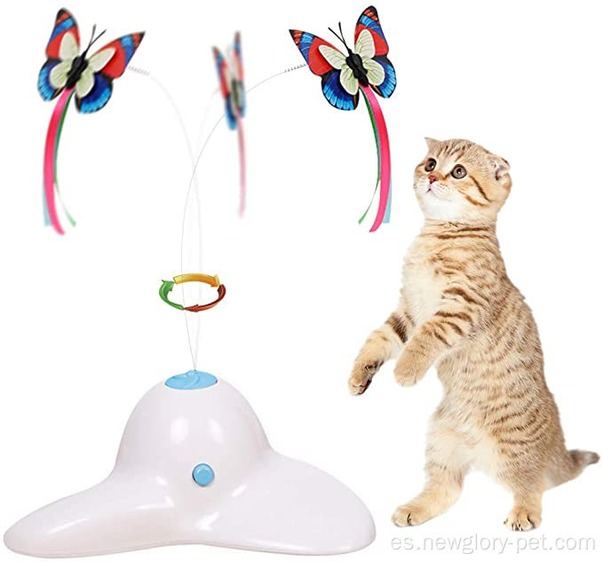 Mariposa de juguete de gato interactivo ejercicio divertido