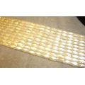 Gold Hematite 18 Faded Tube Beads 5X8MM Grado AB