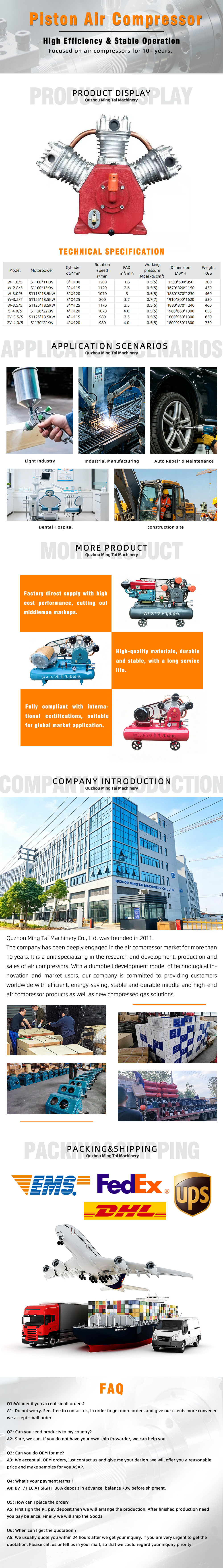 1.85 Air Compressor Pump Head Assembly-x