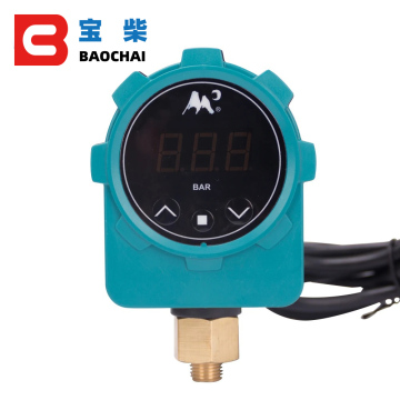 0-10kg AU Dual Relai Air Pengontrol Tekanan Digital Cerdas untuk Kompresor Udara dan Sistem Hidrolik