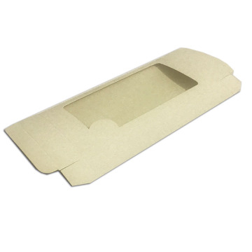 Caixas de presente de papel pequeno com janela