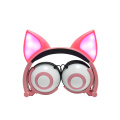 LED gifts Fox ear headphone for kids