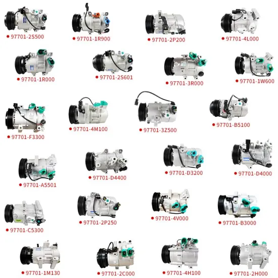 High Quality AC Compressor for Kia Sorento: Compatible Models 97701-2P110, 97701-2P160, 977012P200, 2P400, 2P310