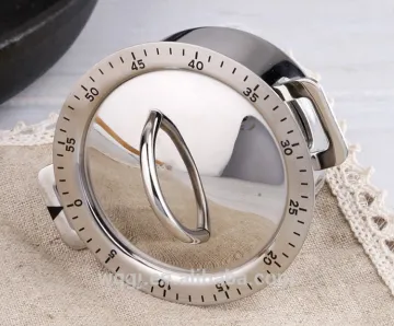High Quality Stainless Steel Cooking Timer Kitchen Tools 60 Minutes Cute Pot Shape Timer