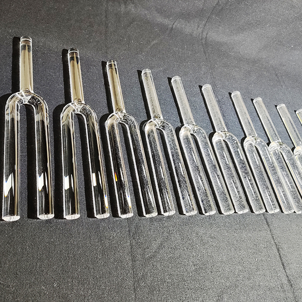 Q're 432HZ Crystal Quartz Tuning Fork Set 8 Pieces 16mm