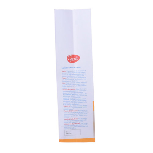 Food Contact Paper Flour Resealable Packaging Custom